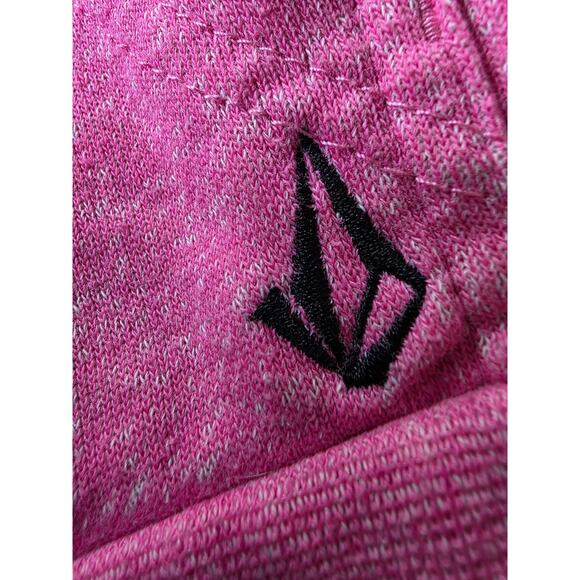 VOLCOM Youth Pink Black Soft Full Zip Hoodie Skater Casual Youth SZ M (12) - Picture 8 of 10